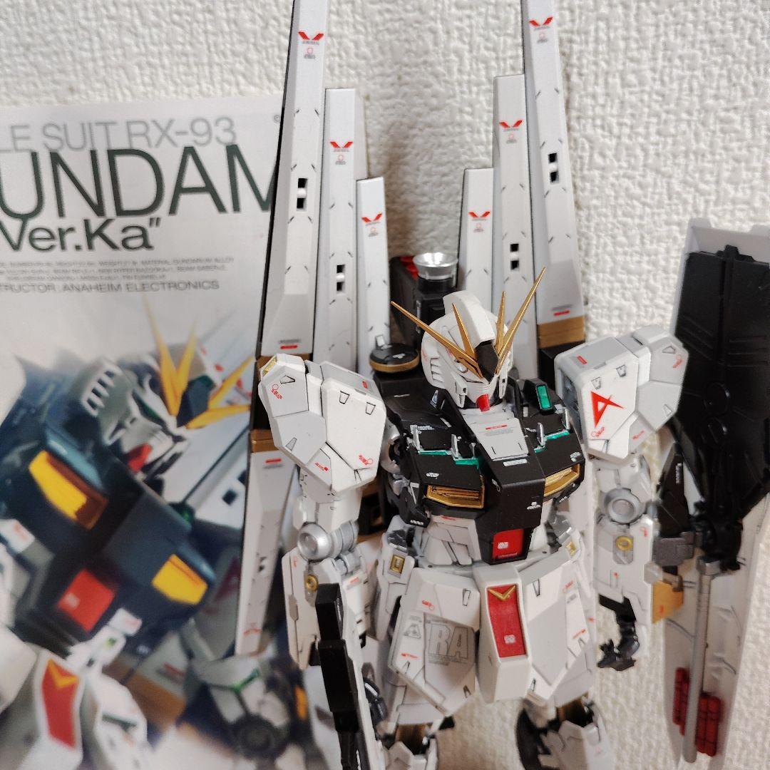 MG 1/100 νガンダム Ver.Ka 全塗装 完成品 欠品有り