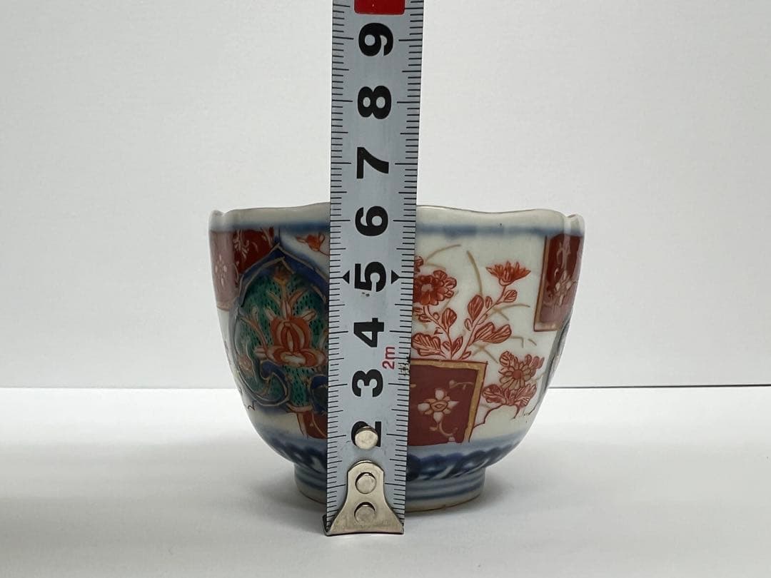 時代物 大明年製 蕎麦猪口 染付 金彩色絵 5客揃 - メルカリ