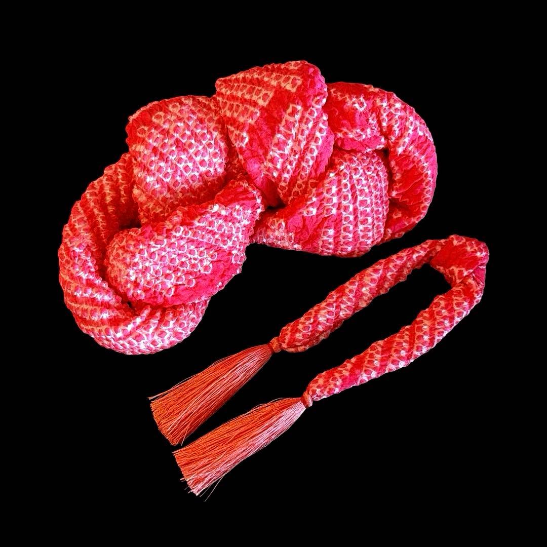 勝山髪飾り 七五三 7歳 (濃いピンク×クリーム色) 蝶 - メルカリ