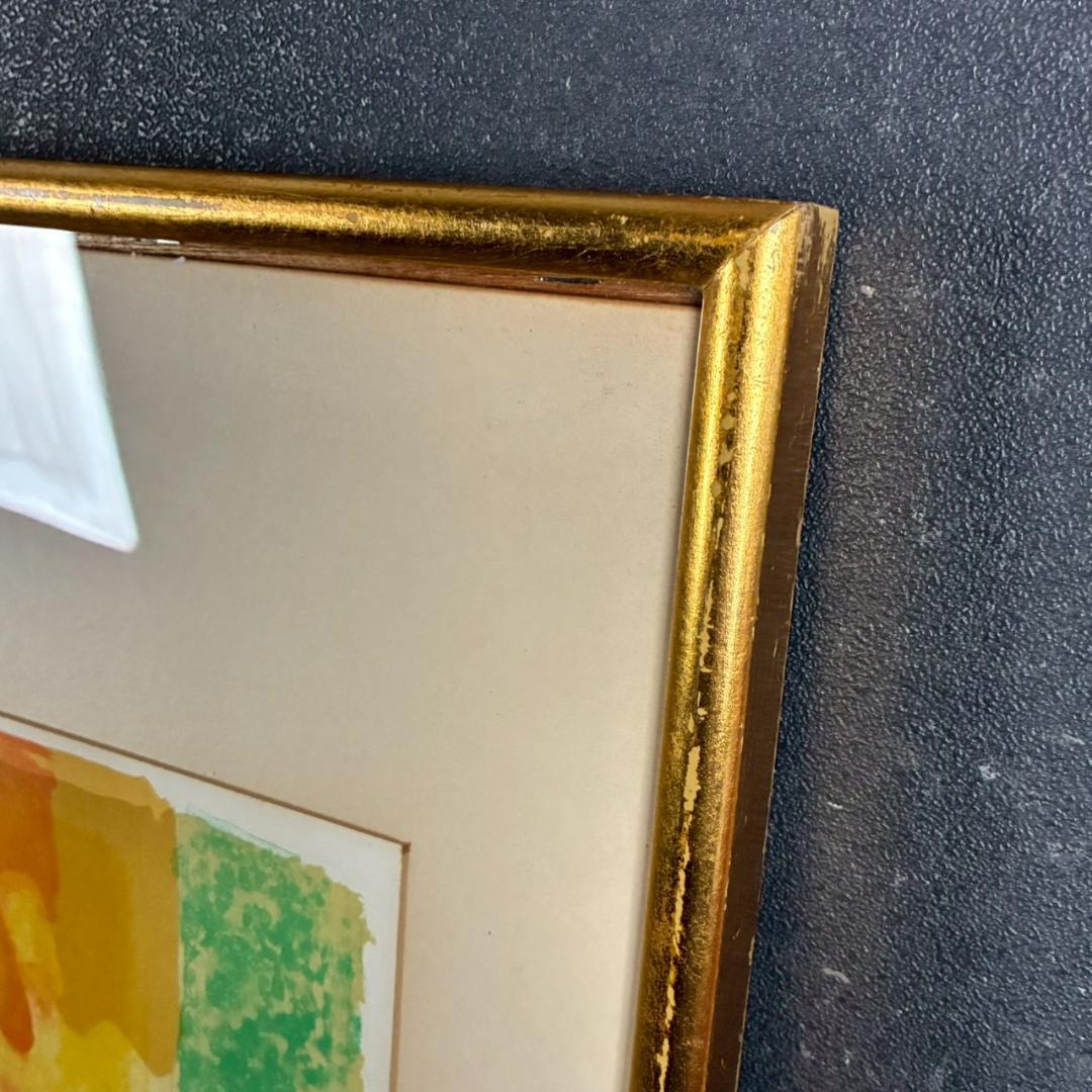 ポール・アイズピリ「パイナップルのある静物」リトグラフ 直筆サイン