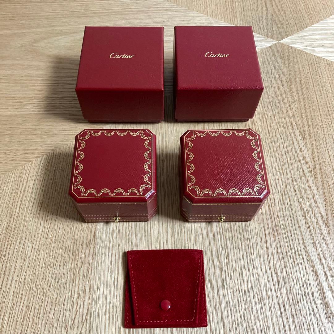 新品】Cartier 指輪入れ 赤いジュエリーボックス 小物入れ スエード
