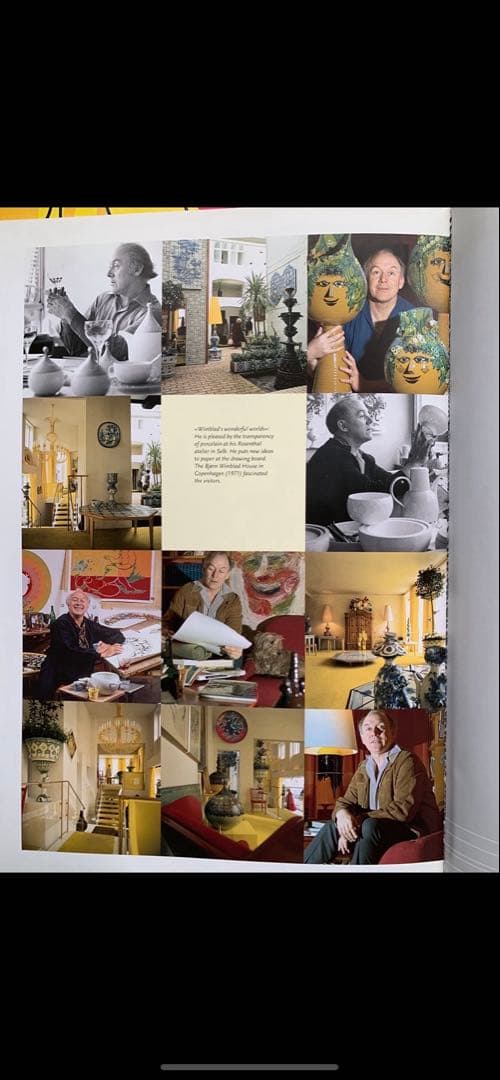 ビヨンヴィンブラッド ニモール窯のビンテージのレアなコップ型花瓶