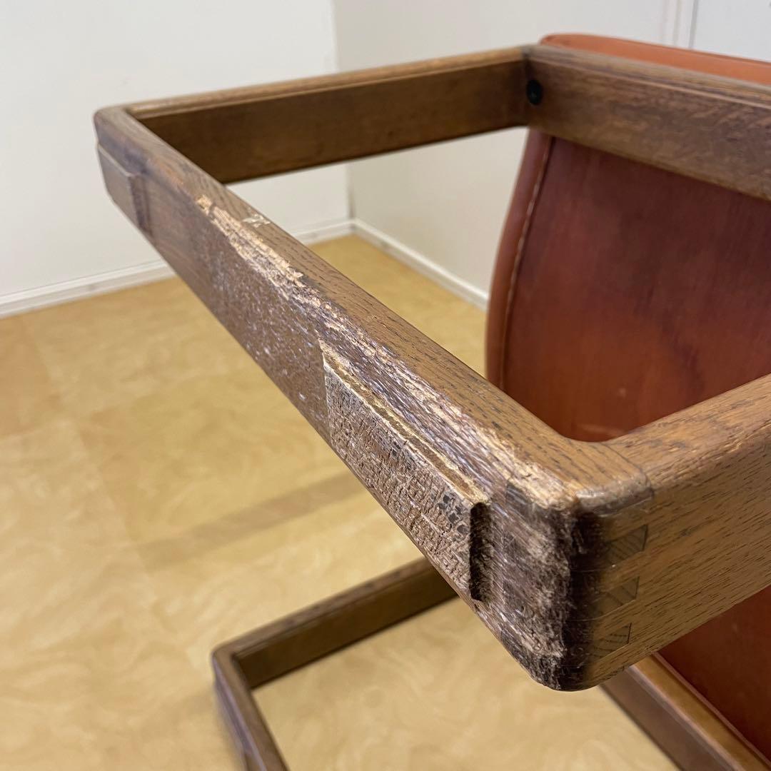 カンディハウス ボルス④ 本革チェア レザー椅子 ソファ 旭川家具 北欧