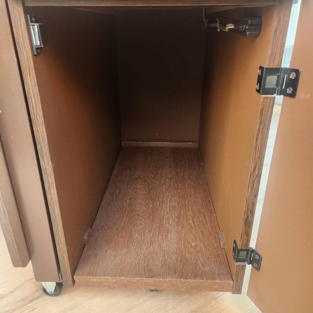 ジャノメ ミシン台 作業机 昭和レトロ コンセント付き - メルカリ