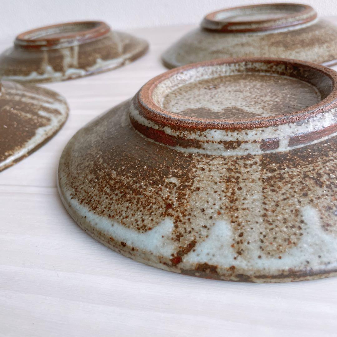 益子焼 指描7寸皿 4枚 神谷正一 作家 和食器 民藝 - メルカリ