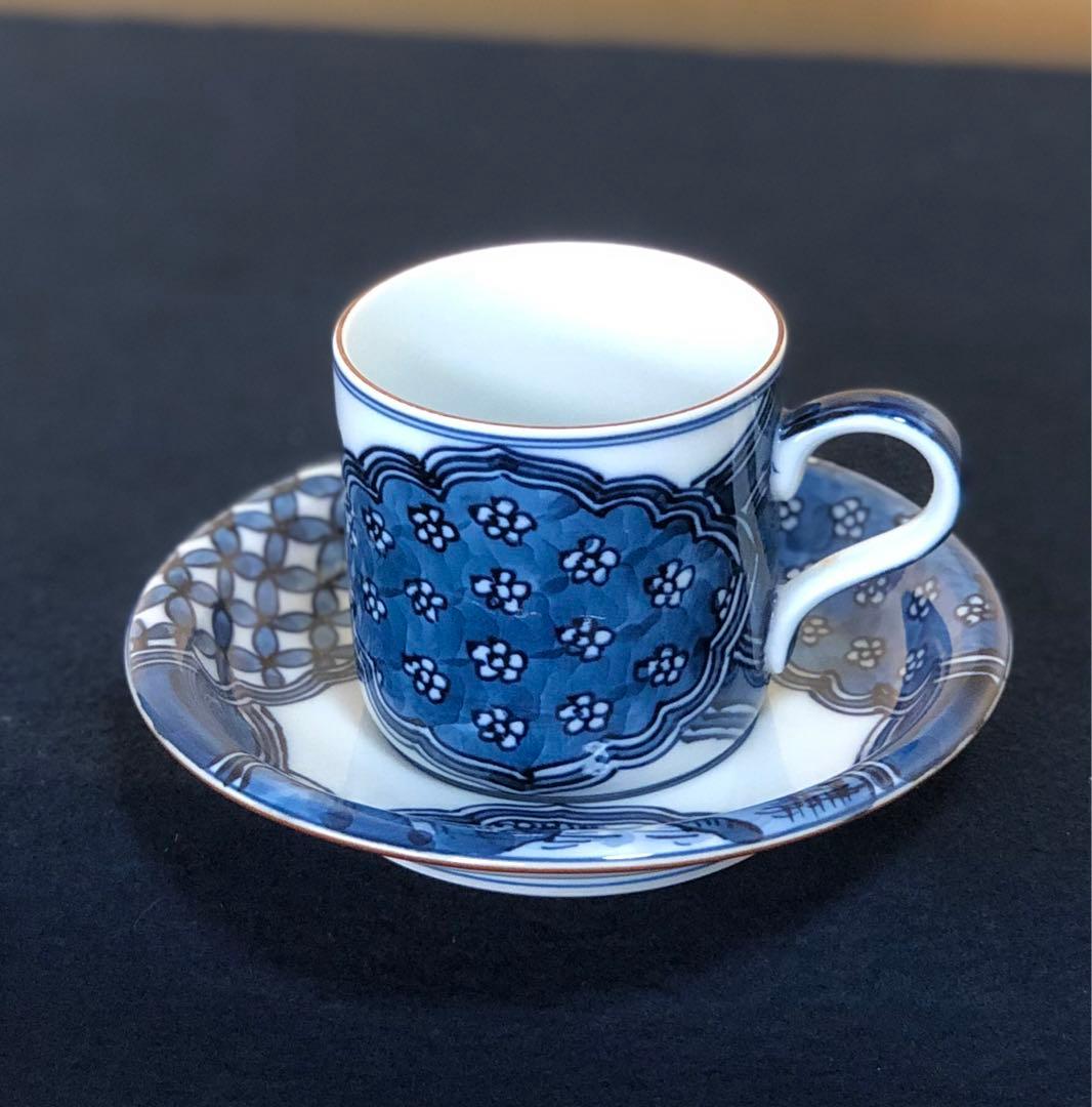 《レ》有田焼 祥瑞手 碗皿6客組 源右衛門作 共箱 251125え6