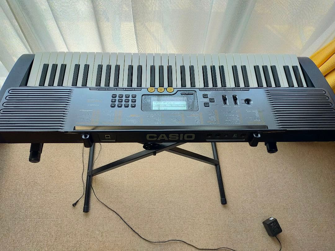 CASIO キーボード LK-113 光ナビゲーション - メルカリ
