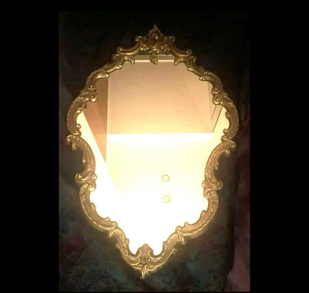 アンティーク鏡　レトロ　ドレッサー 昭和初期 アンティーク 彫刻入りドレッサー