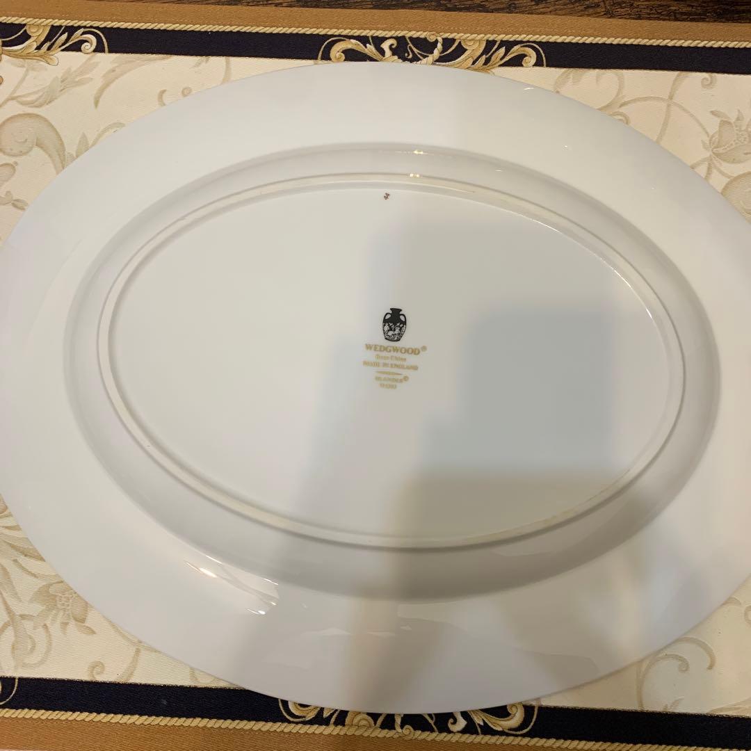 ウェッジウッド ユーランダー パウダー ターコイズ 36cmオーバル