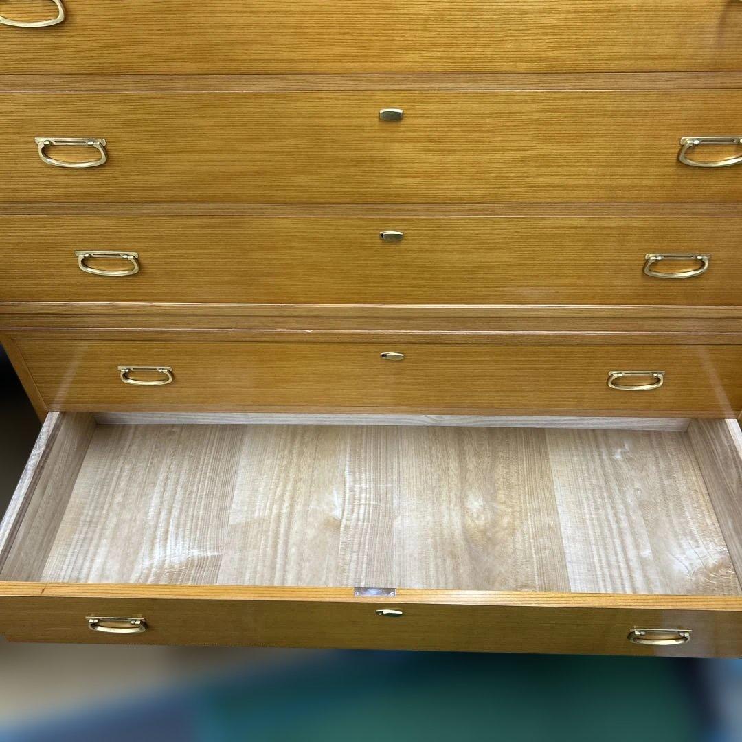 府中 松創 桐箪笥タンス 鍵付き 高級 桐たんす