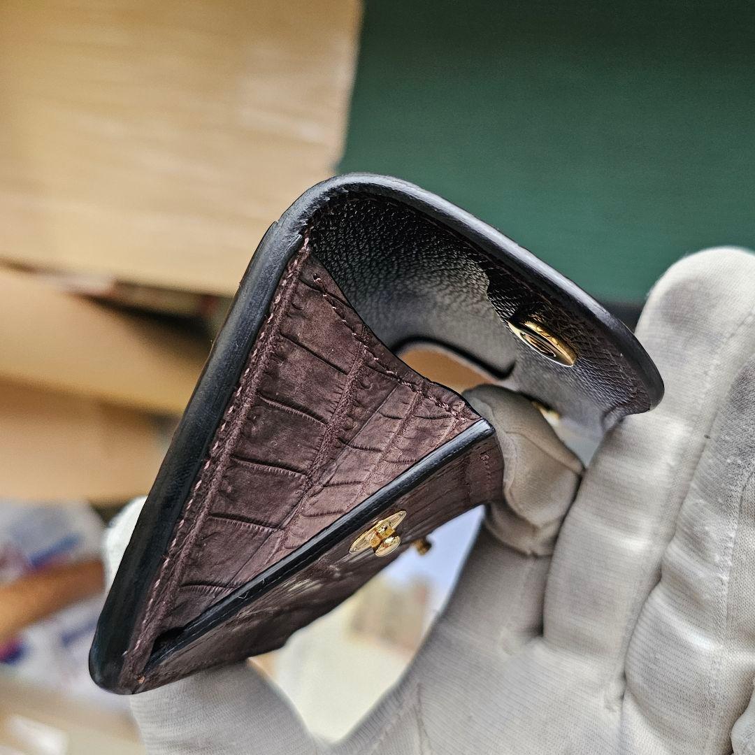 未使用 ワイルドスワンズ タング tongue クロコダイル ポロサス クロコ