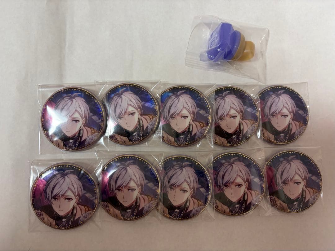 逢坂壮五 記念日2024 缶バッジ 10点 リングライト1点 アイドリッシュセブン グループ記念日2024 缶バッジセット IDOLiSH7 A