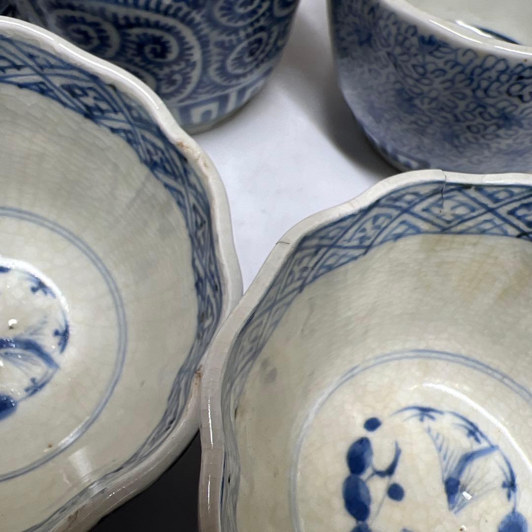 江戸後期 古伊万里 蛸唐草猪口等12客 東Y7-1208③トヒオサ - メルカリ