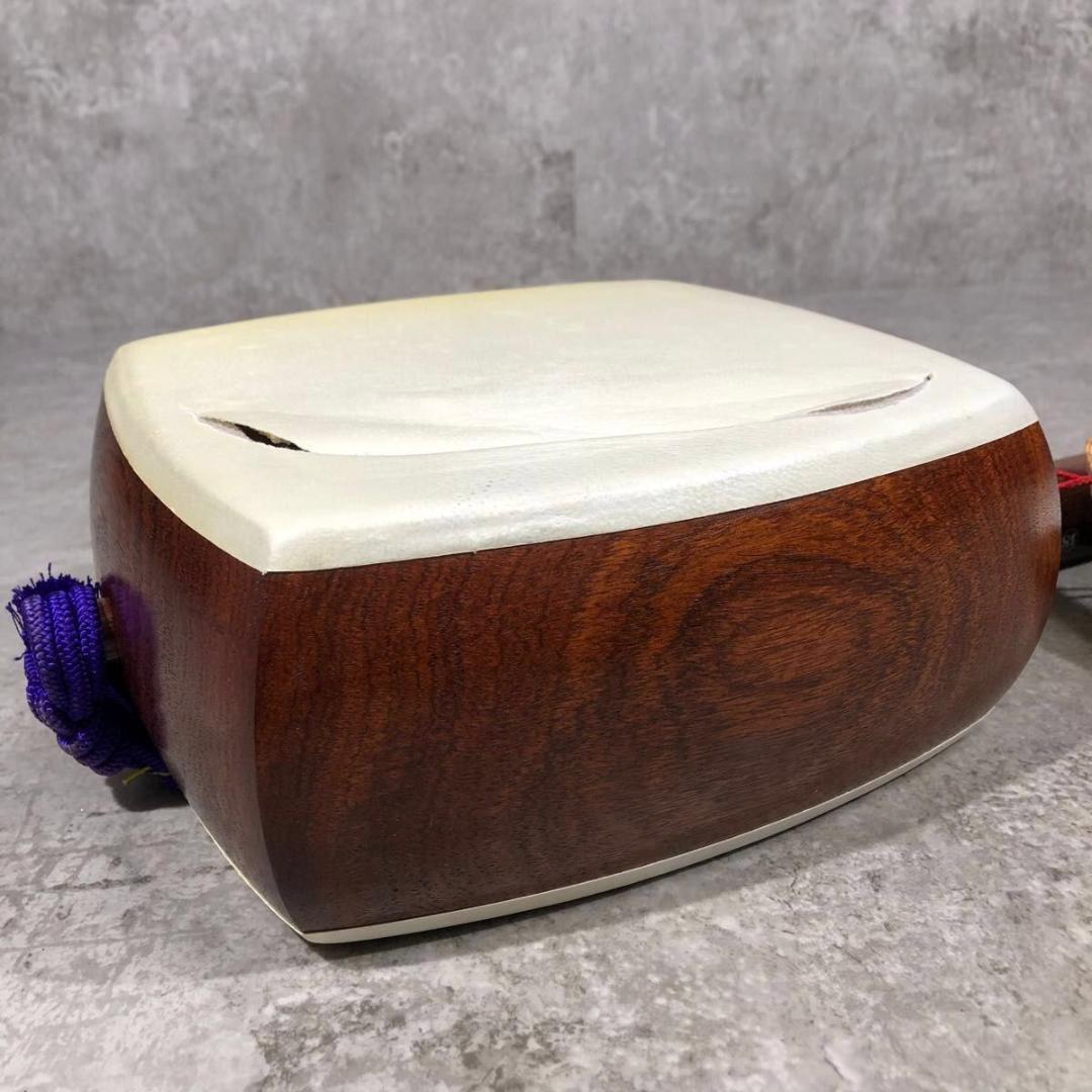 希少 三味線 犬皮 中棹 地唄 和楽器 地唄 三味線 常磐津 小唄 民謡