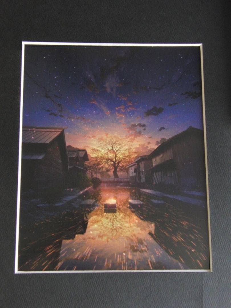 mocha、【時遊覧－希望-】、希少な額装用画集より、厳選、新品額装