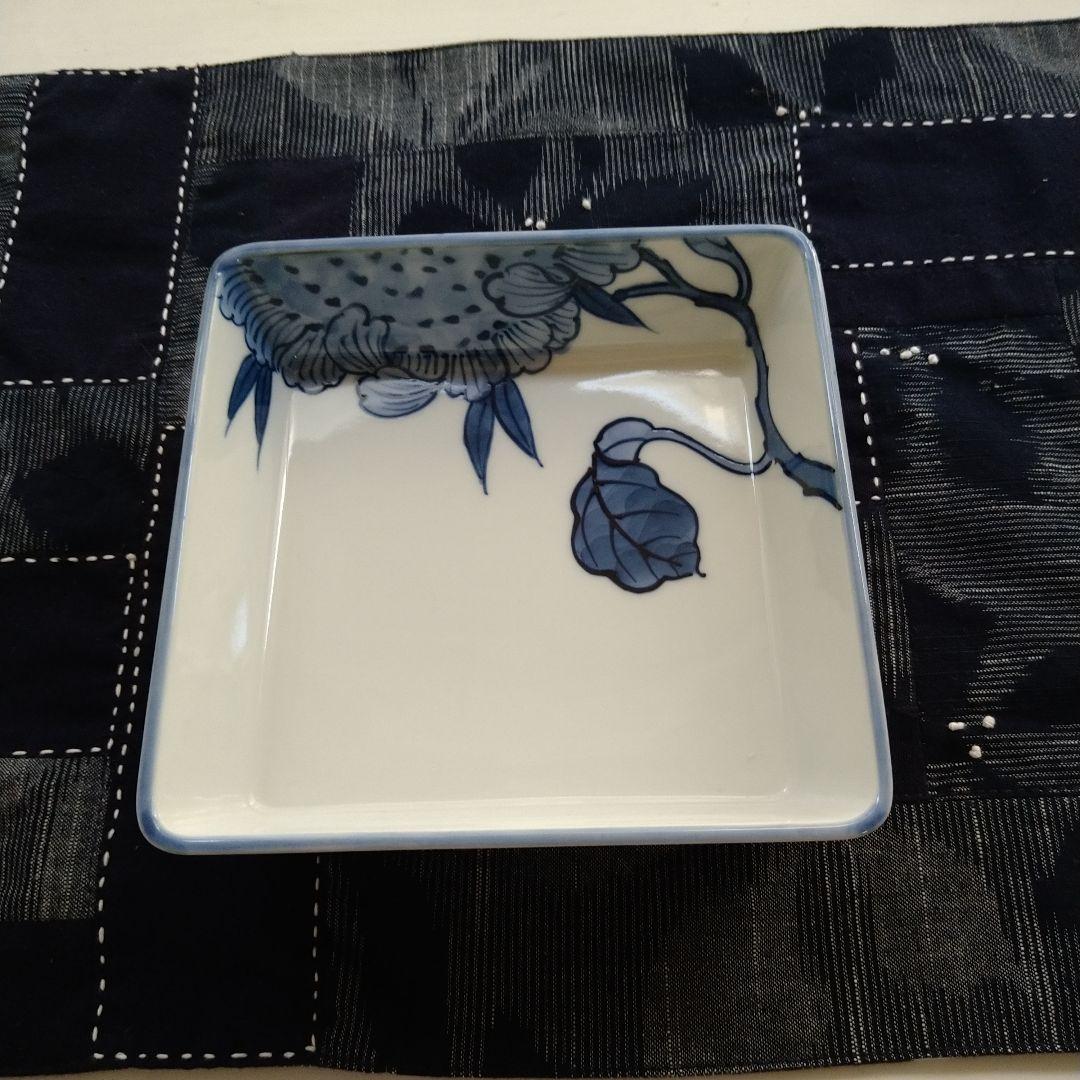 ご確認用です。源右衛門　染付向日葵角皿 ご確認用です。源右衛門 染付向日葵角皿 ご確認用です。源右衛門染付