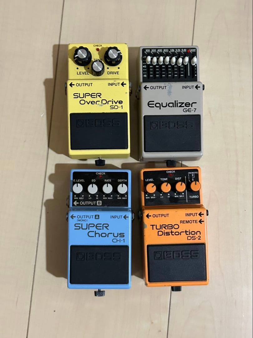 BOSS ギターエフェクターセット SD-1 CH-1 GE-7 DS-2 エフェクター】BOSS SD-1-4A ＆ MT-2-3A｜人気機種のアニバーサリー