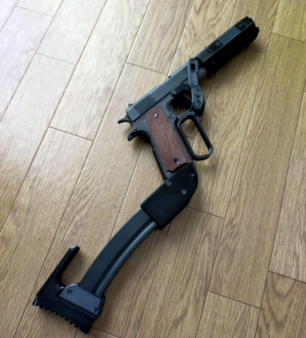 エアコキガバメントHG用MP5マガジンアダプター＆ストックパーツ - メルカリ