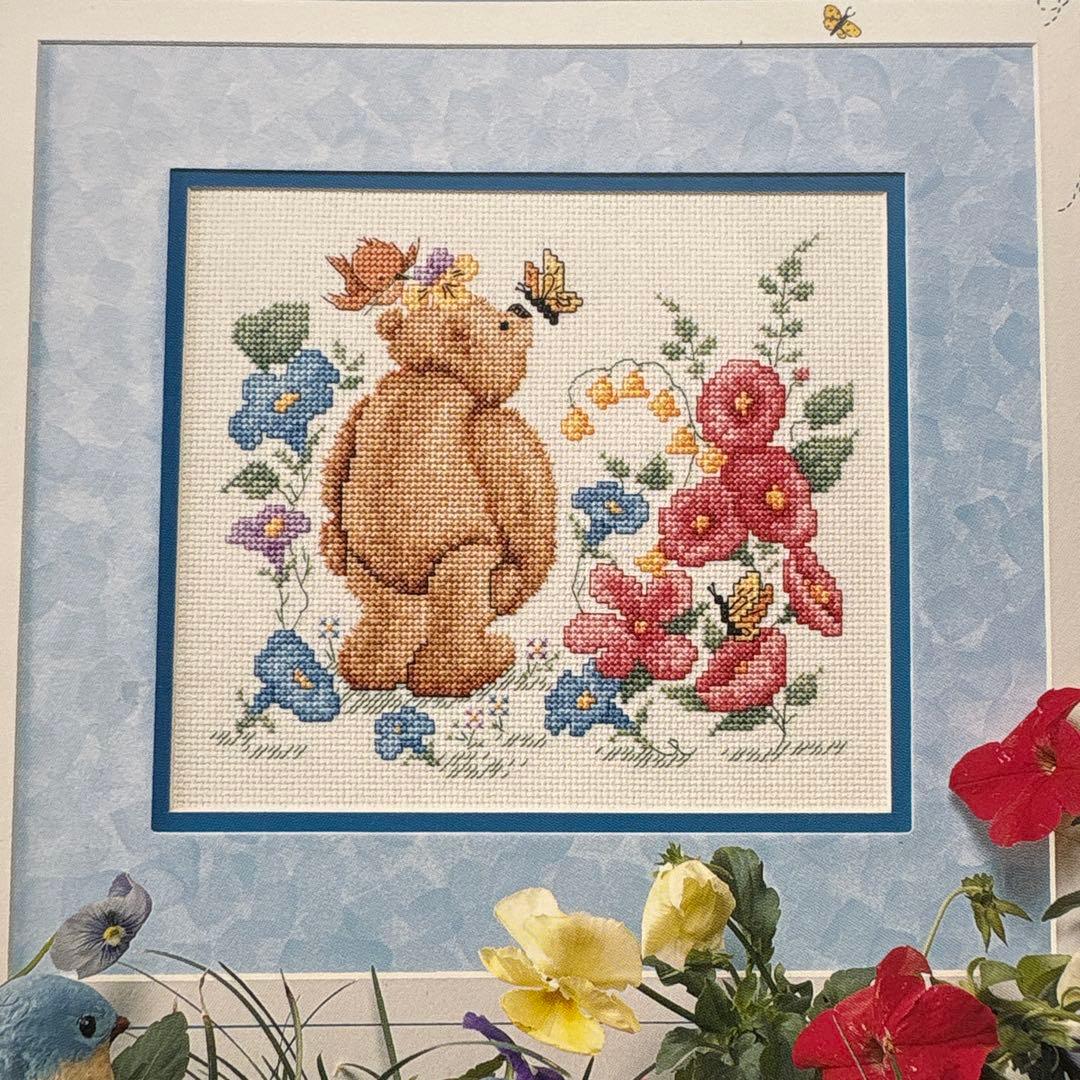 海外入手困難】20種類テディベア☆誕生や出産お祝い☆クロスステッチ