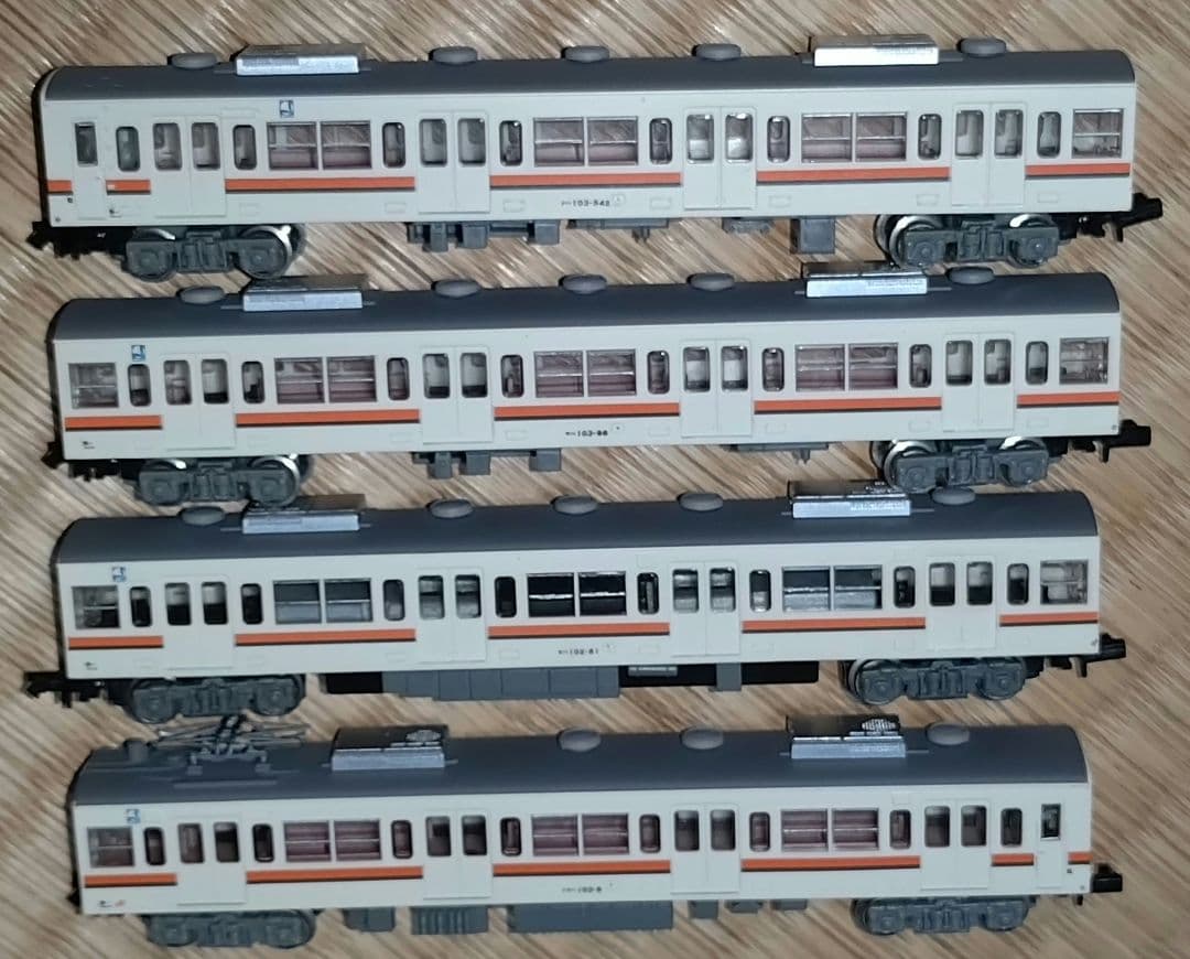 ☆TOMYTEC 鉄コレ JR103系東海色更新車4両セット動力化済み☆ - メルカリ