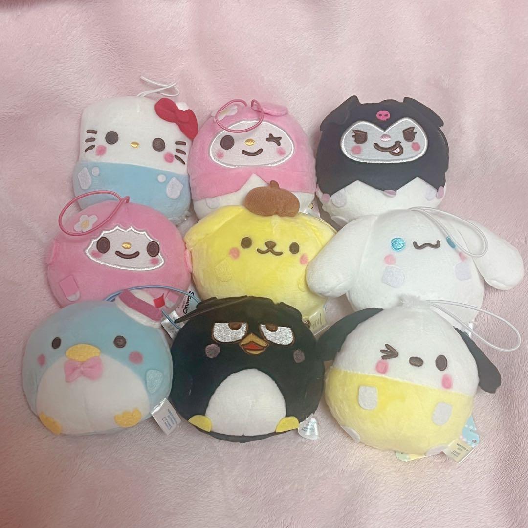 ゆるかわ サンリオキャラクターズ マスコット キーホルダー レア まとめ売り sanrio（サンリオ） サンリオキャラクターズ ゆめふわ ラバーリール