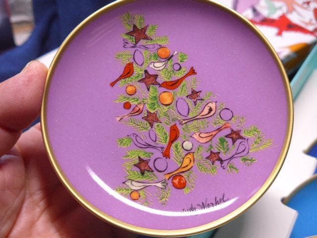 2022年のティファニー × アンディウォーホル グリーティングミニプレート