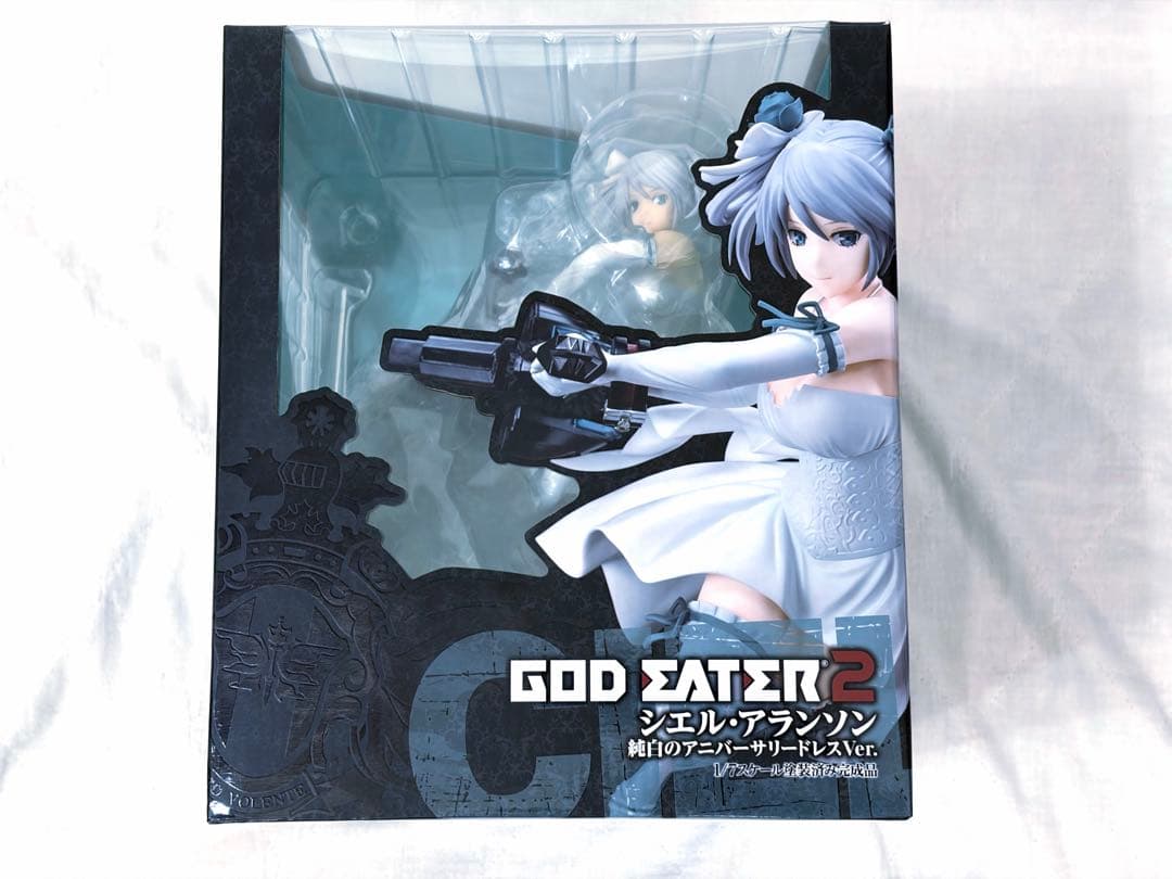 【新品未開封】『ゴッドイーター2』シエル 純白のアニバーサリードレス フィギュア シエル・アランソン 純白のアニバーサリードレスVer. GOD EATER 2