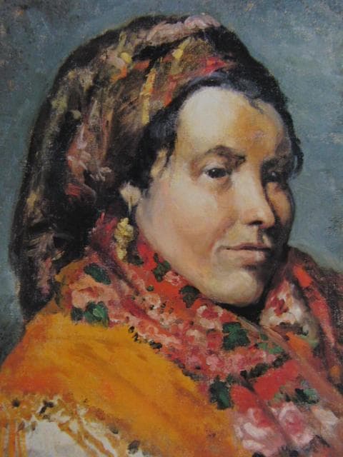 PICASSO、【 ラ・コルーニャの村娘】 、高級画集画、状態良好