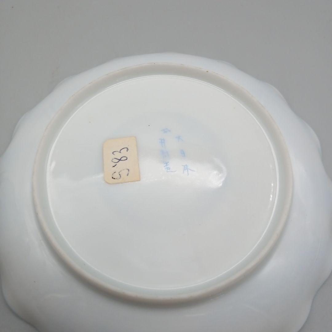 明治期 横浜焼 井村彦次郎 波型 カップ＆ソーサー エッグシェル 里帰り