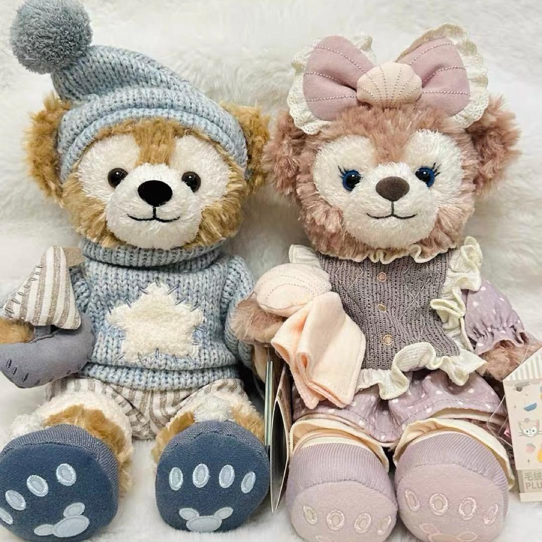 写真子発送❣️上海ディズニーリラックス2.0ダッフィーとシェリーメイssぬいぐるみ 写真子発送❣️上海ディズニー 小さいスクール シェリーメイss