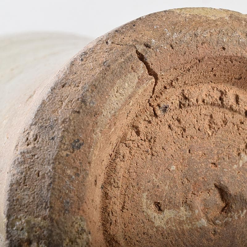 中国 唐時代 越州窯 青磁 虎貼花文 皈依瓶 日月壺 共箱 V R8771B