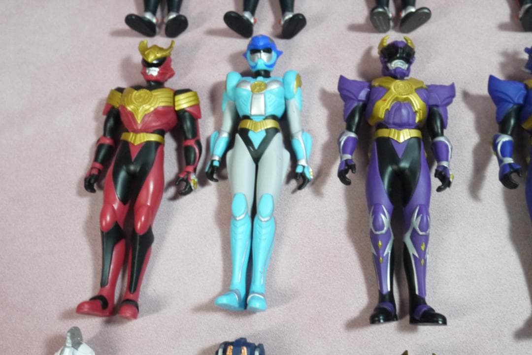 超星神グランセイザー セイザーX ジャスティライザー ソフビ 15体セット