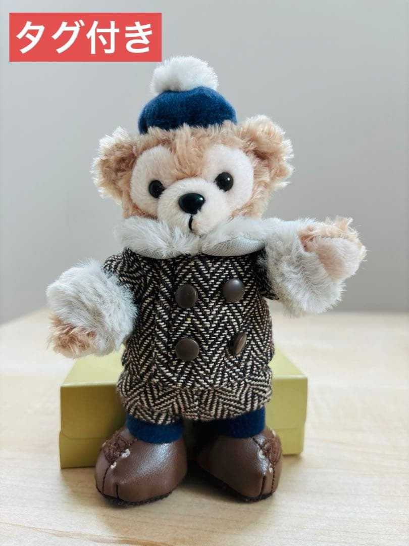 ウィンタートゥインクリングタウン ダッフィー ぬいぐるみバッジ 2022