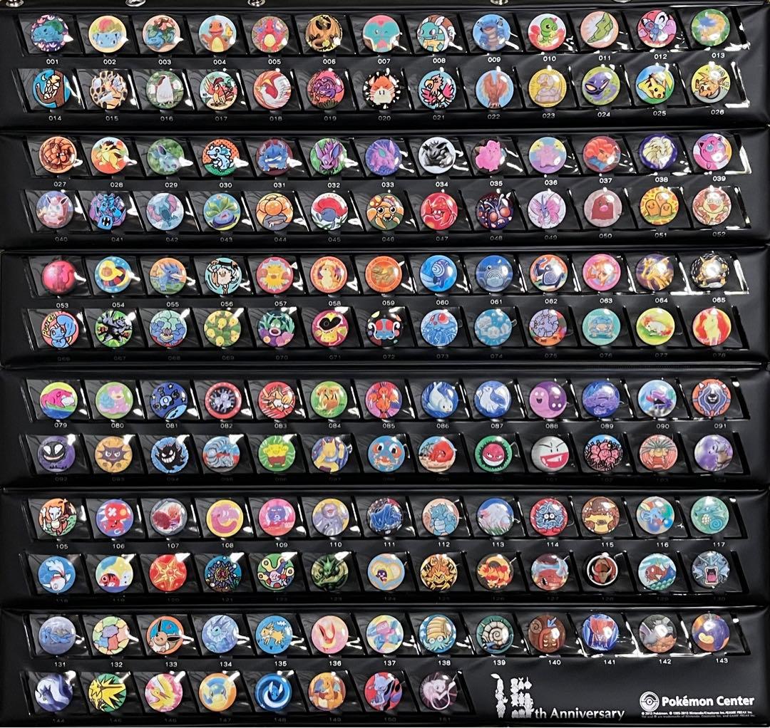 ポケモンセンター限定 缶バッジコレクション 151 15周年記念 ポケモン