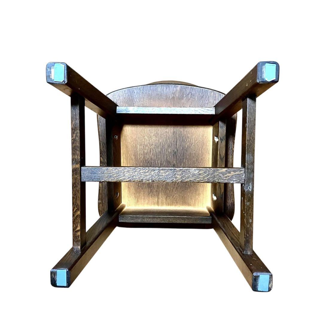 起立木工 ダイニングチェア② オーク無垢 木製 椅子 カントリー風