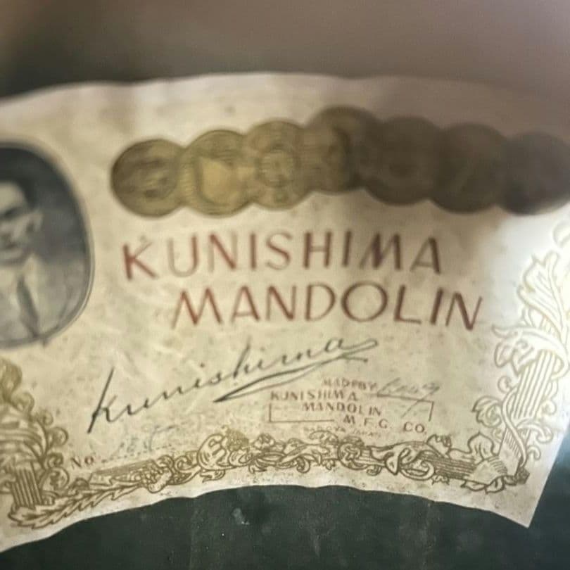 国島 マンドリン No.105 1961年製 【国産職人製・温かみある音色