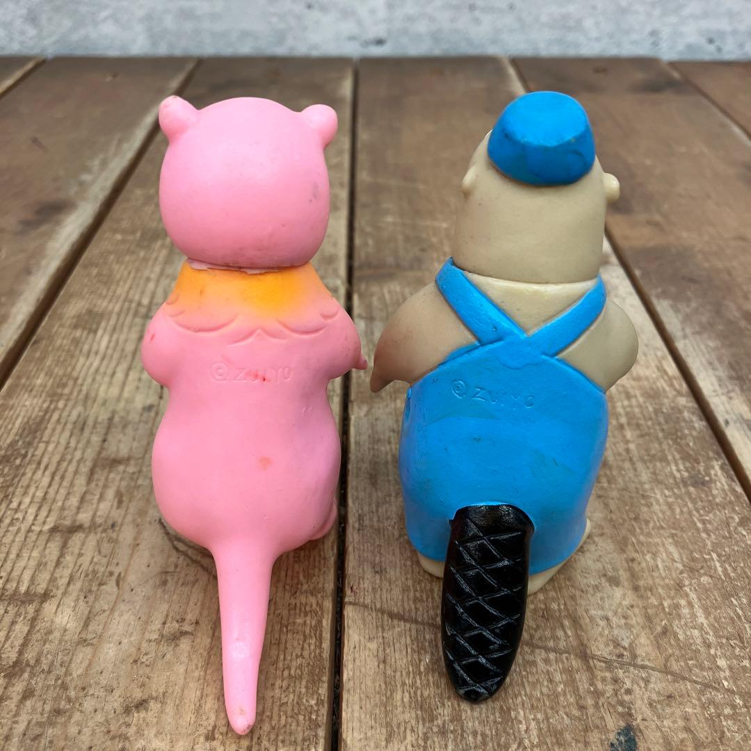 昭和レトロ タケミ 山ねずみ ロッキーチャック カワウソのジョー