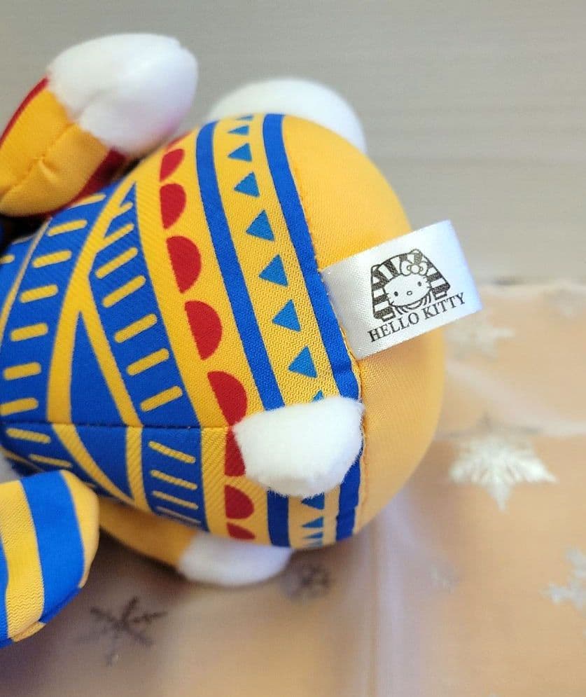 ハローキティ ツタンカーメン ぬいぐるみ コラボ 限定 レトロ 当時物