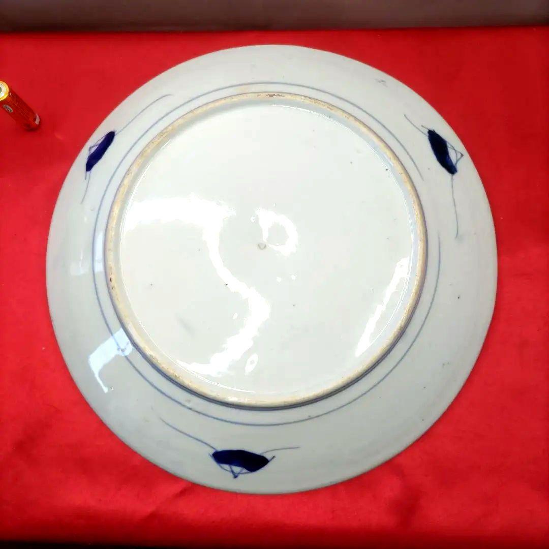 有田焼 伊万里焼 古伊万里 金彩 色絵 大皿 平皿 盛り皿 一尺皿1客