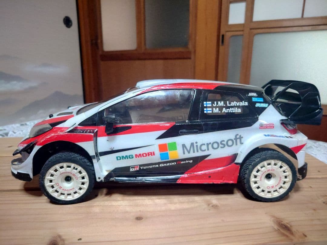 京商 FZ02 ラリーコンバージョンセット装着シャーシ おまけボディ付き