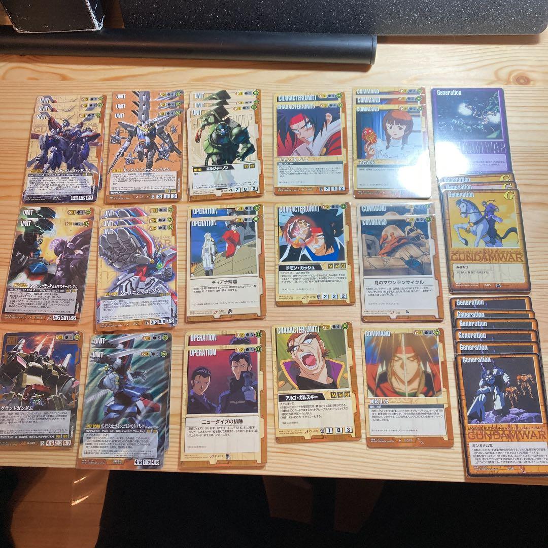 ガンダムウォー 茶 デッキ MF GF ゴッドガンダム 茶単MF - メルカリ