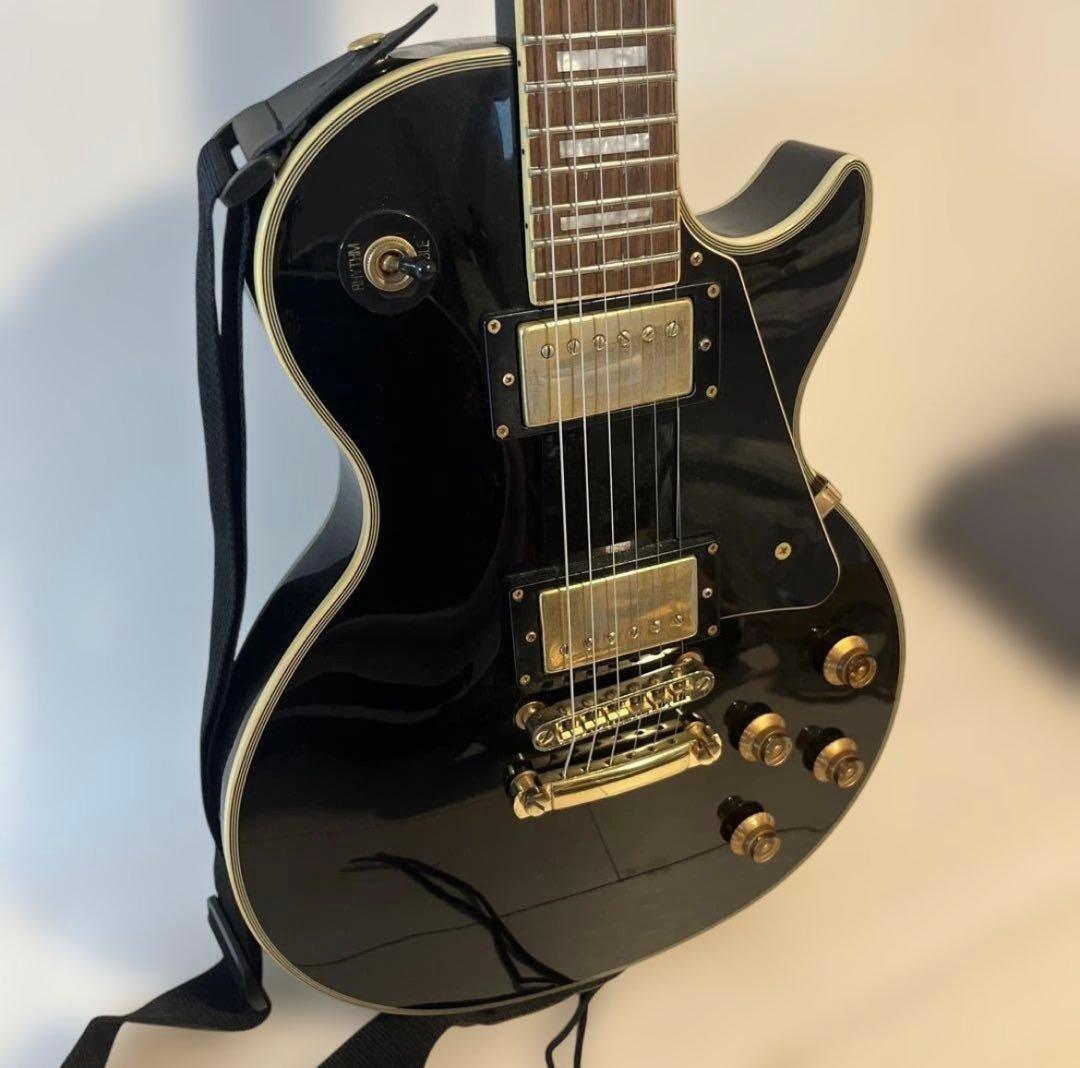 バスカーズ　レスポールカスタム　改造点あり　訳あり BUSKER'S BLC-500 BLK レスポールカスタム ステンレスフレット エレキ