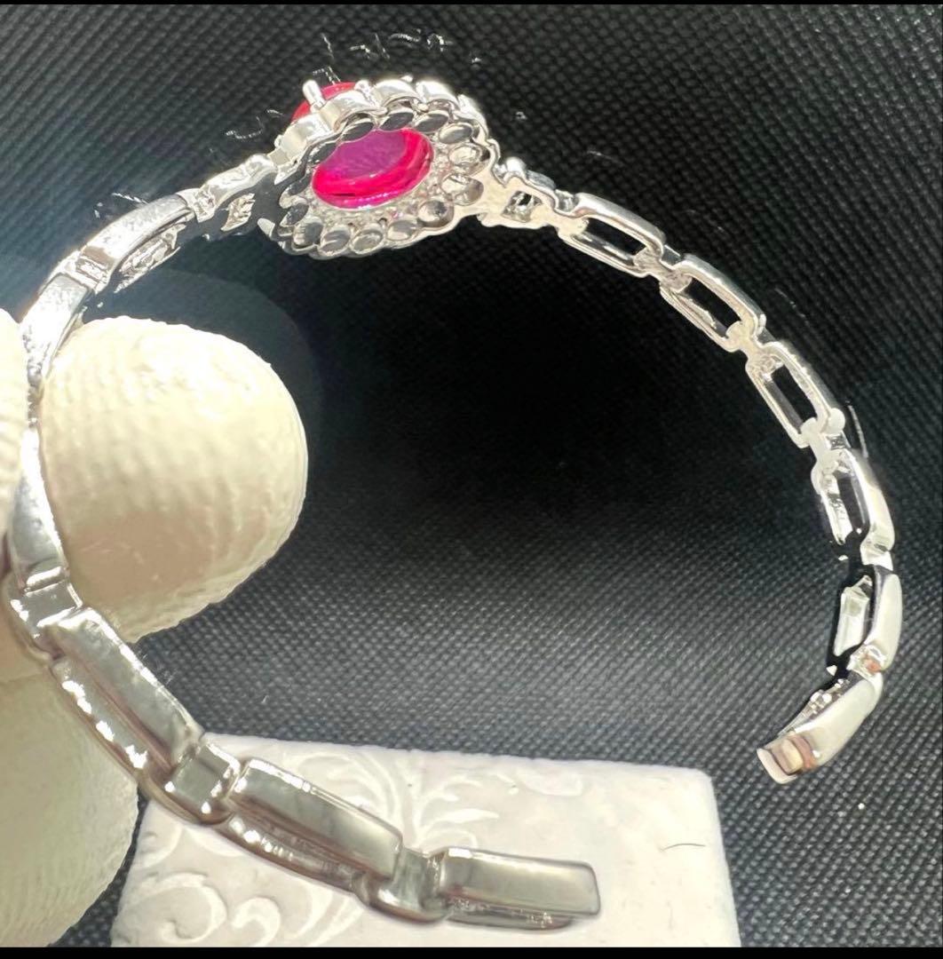 新品大粒 七色のルビーミャンマー産シルバーのハングル海外鑑定書付