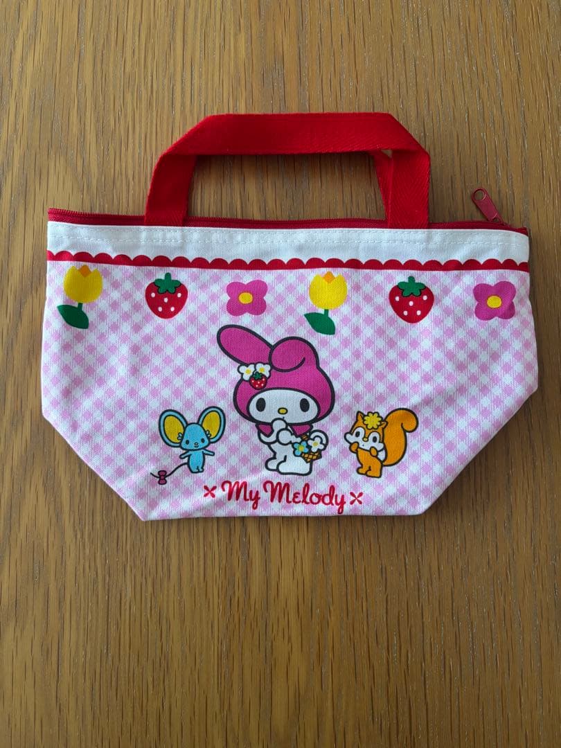 《レア物》未使用　1999 My Melody お弁当箱セット　平成レトロ