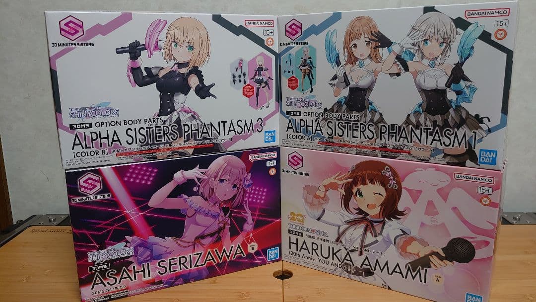 30ms アルファシスターズファンタズム1・3・ 天海春香・芹沢あさひ セット 30MS」×「シャニマス」よりプラモデル「30MS 芹沢あさひ」本日発売