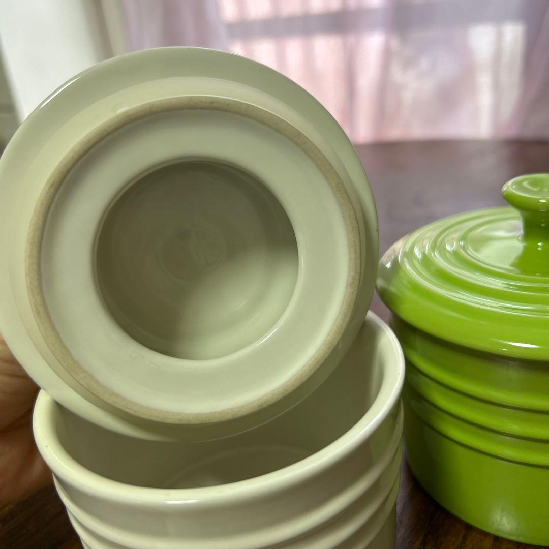 ルクルーゼ ゴムパッキン付き キャニスター2個セット - メルカリ