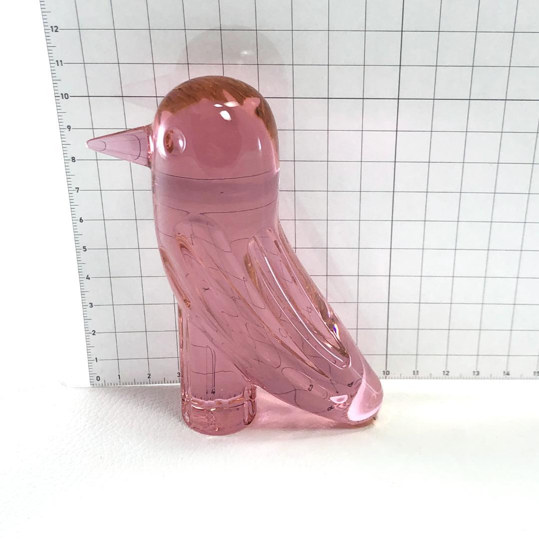 美品】バカラ／ファウナクリストポリス バード ピンク／BC261 - メルカリ