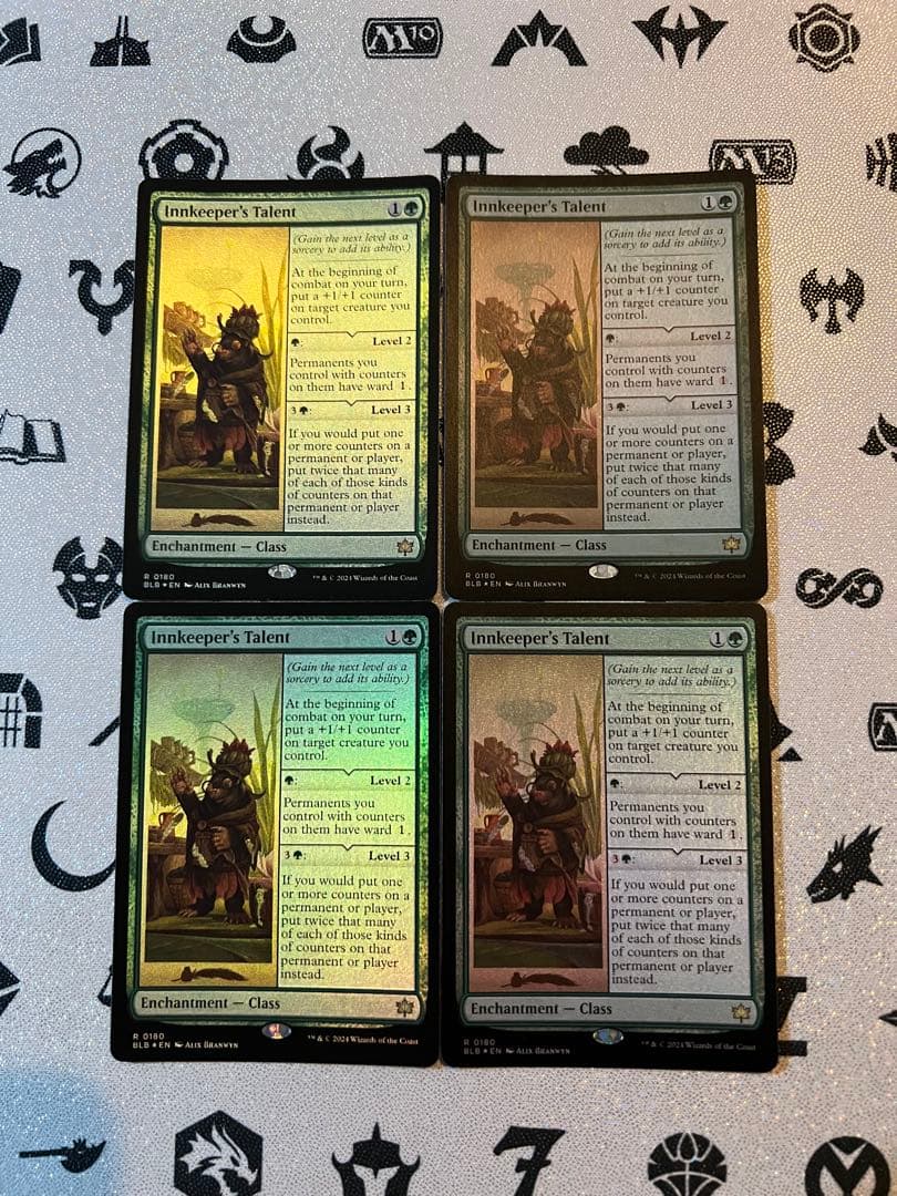 亭主の才能　英語版　foil 4枚セット EX](FOIL)豆の木をのぼれ/Up the Beanstalk《英語》【WOE】