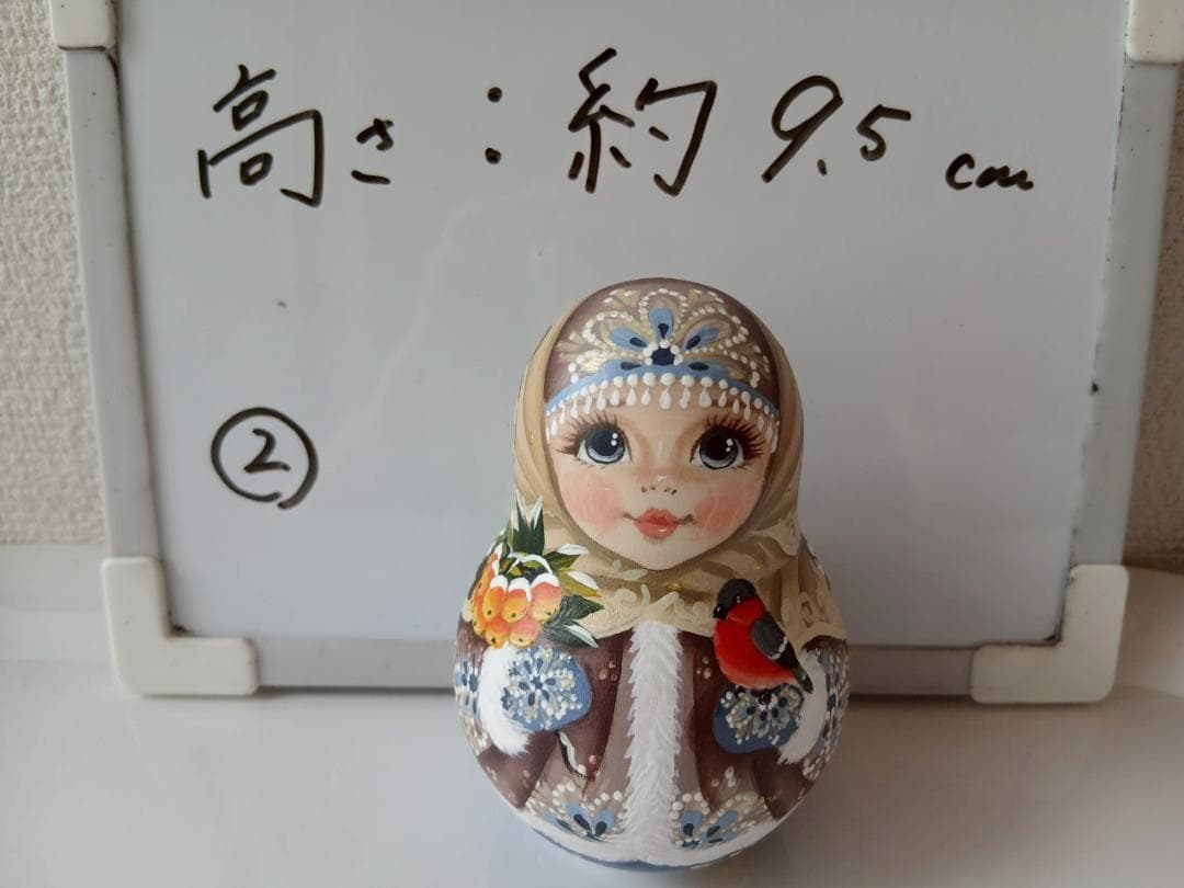 CBT071】9cm級 おきあがりこぼし(大) スベトラーナ ロシアの冬 - メルカリ