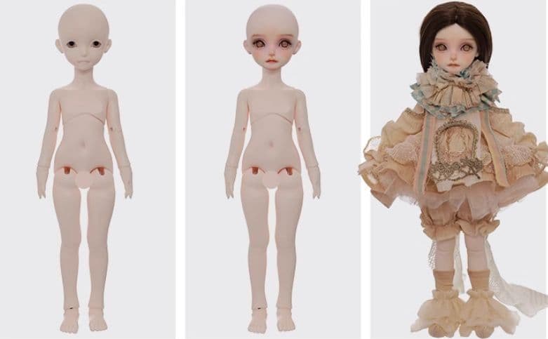 AX928 BJD 1/6 ドール本体 canary 球体関節人形 ハンドメイド - メルカリ